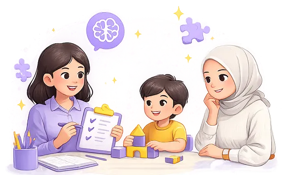 Ilustrasi pelaksanaan layanan